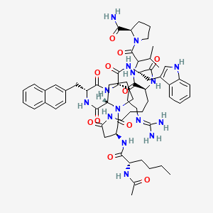 Chemical structure of TCMCB07 TFA