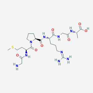 Chemical structure of GMPRGA TFA