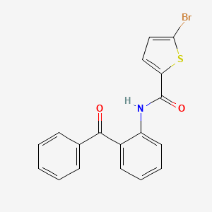 Chemical structure of BBT