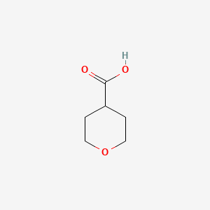 Chemical structure of Oxane-4-carboxylic acid