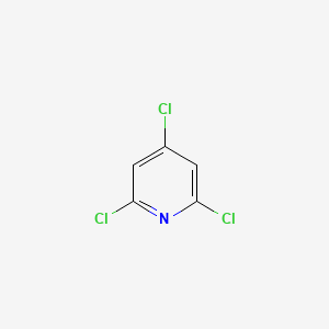 Chemical structure of 2,4,6-Trichloropyridine