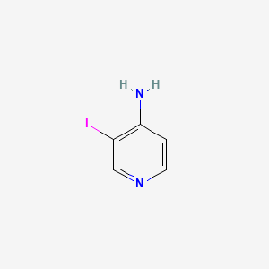 Chemical structure of 4-Amino-3-iodopyridine