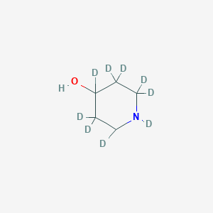 Chemical structure of Piperidin-4-ol-d9