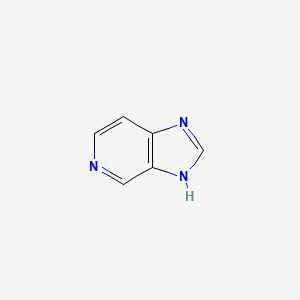 Chemical structure of 5-Azabenzimidazole
