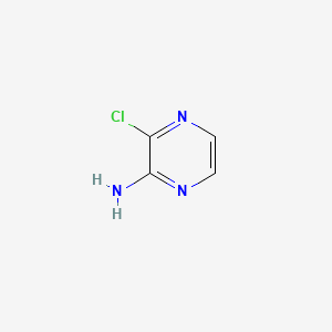 Chemical structure of 3-Chloro-2-pyrazinamine