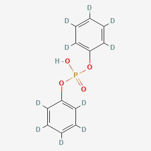 Chemical structure of Diphenyl Phosphate-d10