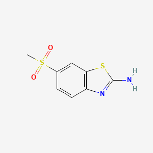 Chemical structure of TbPTR1 inhibitor 2