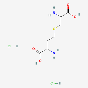 Chemical structure of L-Cystathionine dihydrochloride