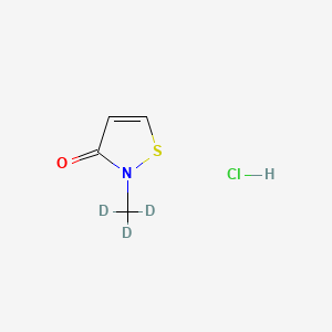 Chemical structure of Methylisothiazolinone-d3 hydrochloride