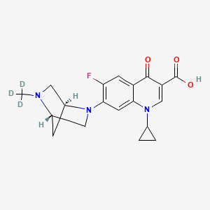 Chemical structure of Danofloxacin-D3