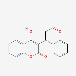 Chemical structure of (S)-Warfarin