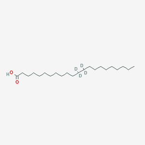 Chemical structure of Docosanoic-12,12,13,13-d4 Acid