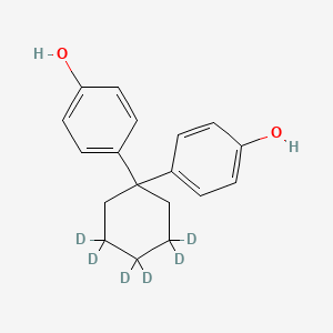 Chemical structure of Bisphenol Z-d6