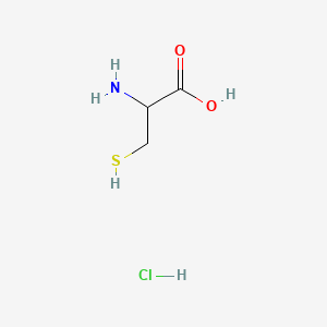 Chemical structure of H-DL-Cys·HCl