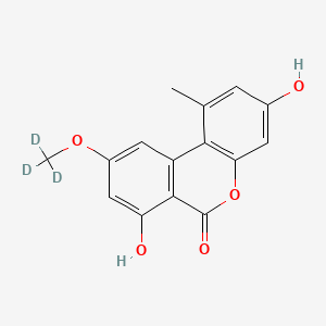 Chemical structure of Djalonensone-d3