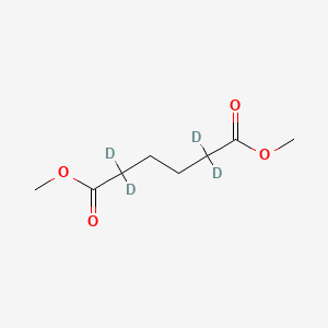 Chemical structure of Dimethyl adipate-d4