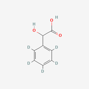 Chemical structure of Mandelic acid-2,3,4,5,6-d5