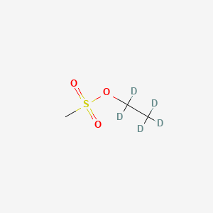 Chemical structure of Ethyl methanesulfonate-d5