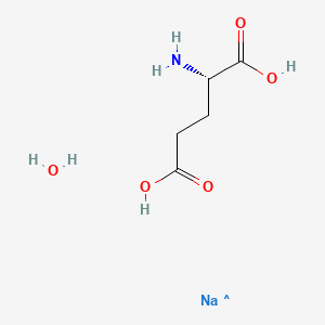 Chemical structure of Sodium L-glutamate hydrate