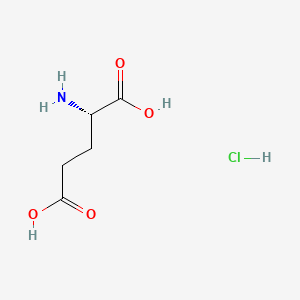 Chemical structure of DL-Glutamic acid hydrochloride