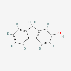 Chemical structure of 9H-Fluoren-2-ol-d9
