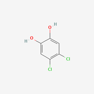 Chemical structure of 4,5-Dichlorocatechol