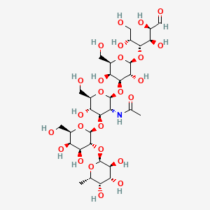 Chemical structure of Lacto-N-fucopentaose I