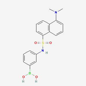Chemical structure of FluoroBora I
