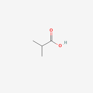 Chemical structure of Isobutyric Acid