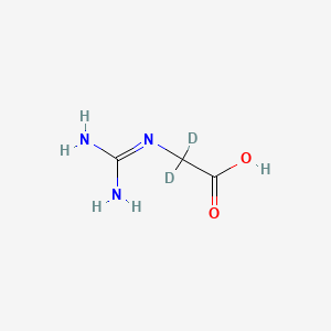 Chemical structure of Glycocyamine-d2