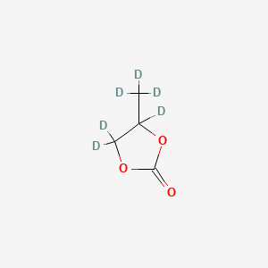 Chemical structure of 1,2-Propylene-d6 carbonate