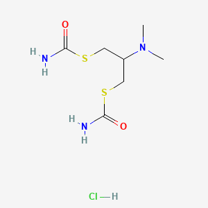 Chemical structure of Cartap hydrochloride