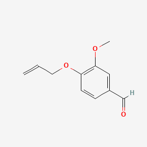 Chemical structure of O-allylvanillin