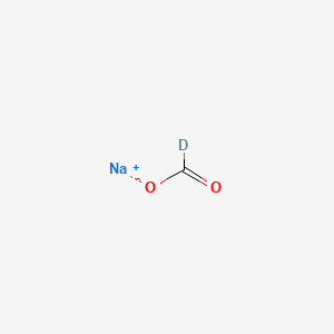 Chemical structure of Sodium formate-d
