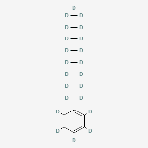 Chemical structure of Octylbenzene-d22