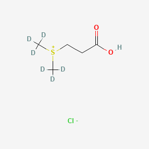 Chemical structure of Dimethylpropiothetin hydrochloride-d6