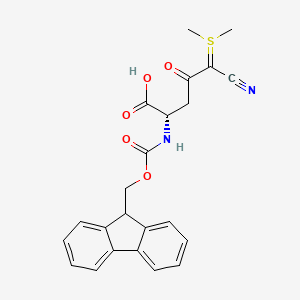 Chemical structure of Fmoc-Asp(CSY)-OH