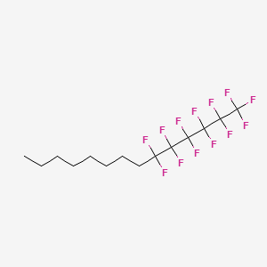 Chemical structure of Perfluorohexyloctane