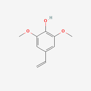 Chemical structure of 4-Vinylsyringol