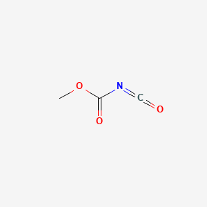 Chemical structure of Methyl isocyanatoformate