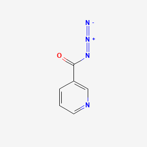 Chemical structure of Nicotinoyl azide