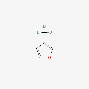 Chemical structure of 3-Methylfuran-d3