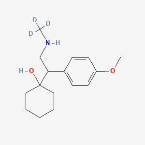 Chemical structure of N-Desmethyl venlafaxine-d3