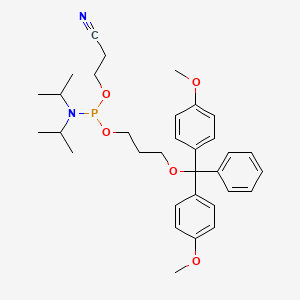 Chemical structure of Spacer phosphoramidite C3