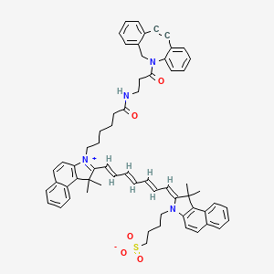 Chemical structure of ICG-DBCO