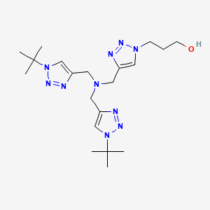 Chemical structure of BTTP