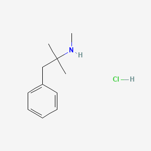 Chemical structure of Mephentermine hydrochloride