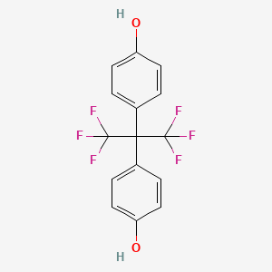 Chemical structure of Bisphenol AF-d4