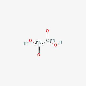 Chemical structure of Oxalic acid-13C2