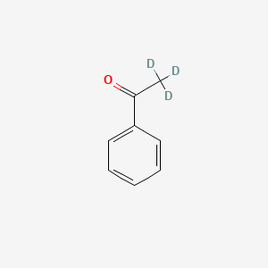 Chemical structure of Acetophenone-d3